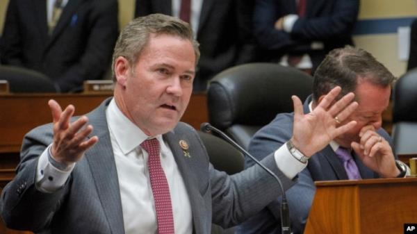 FILE - Representative Mike Waltz speaks during a hearing in Washington, July 22, 2024.